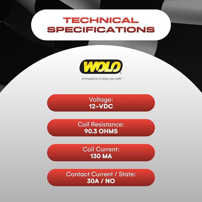 WOLO Model 400-R 12V Horn Relay