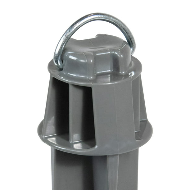 Pet Champion Plastic Tie-Out Stake with Stabilizer Wings for Dogs