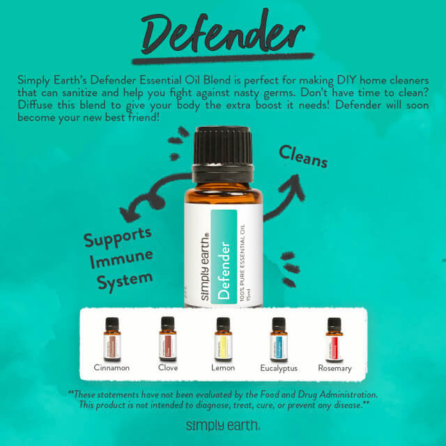 Defender Essential Oil Blend (Immune Boost) 15ml