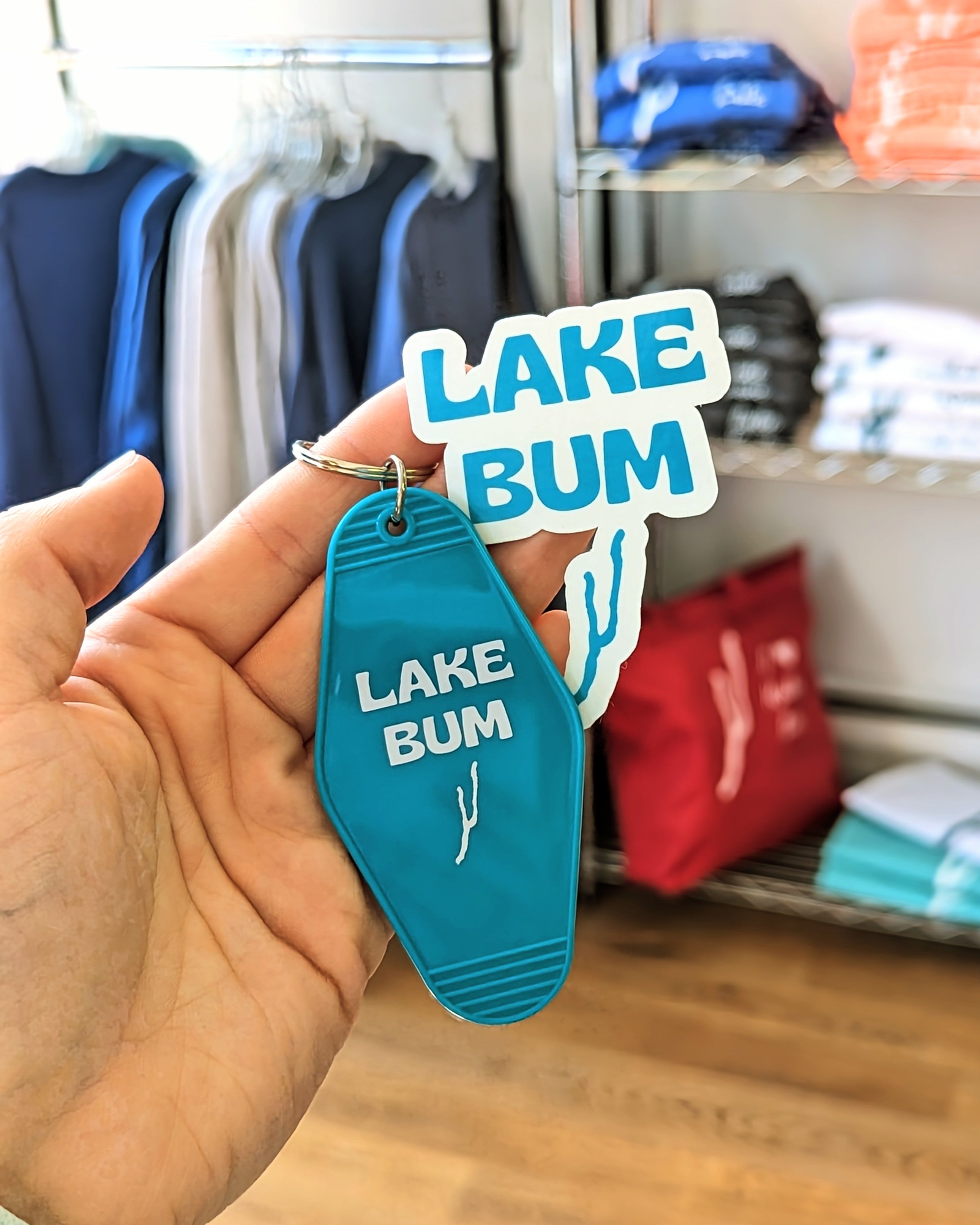 Lake Bum Sticker