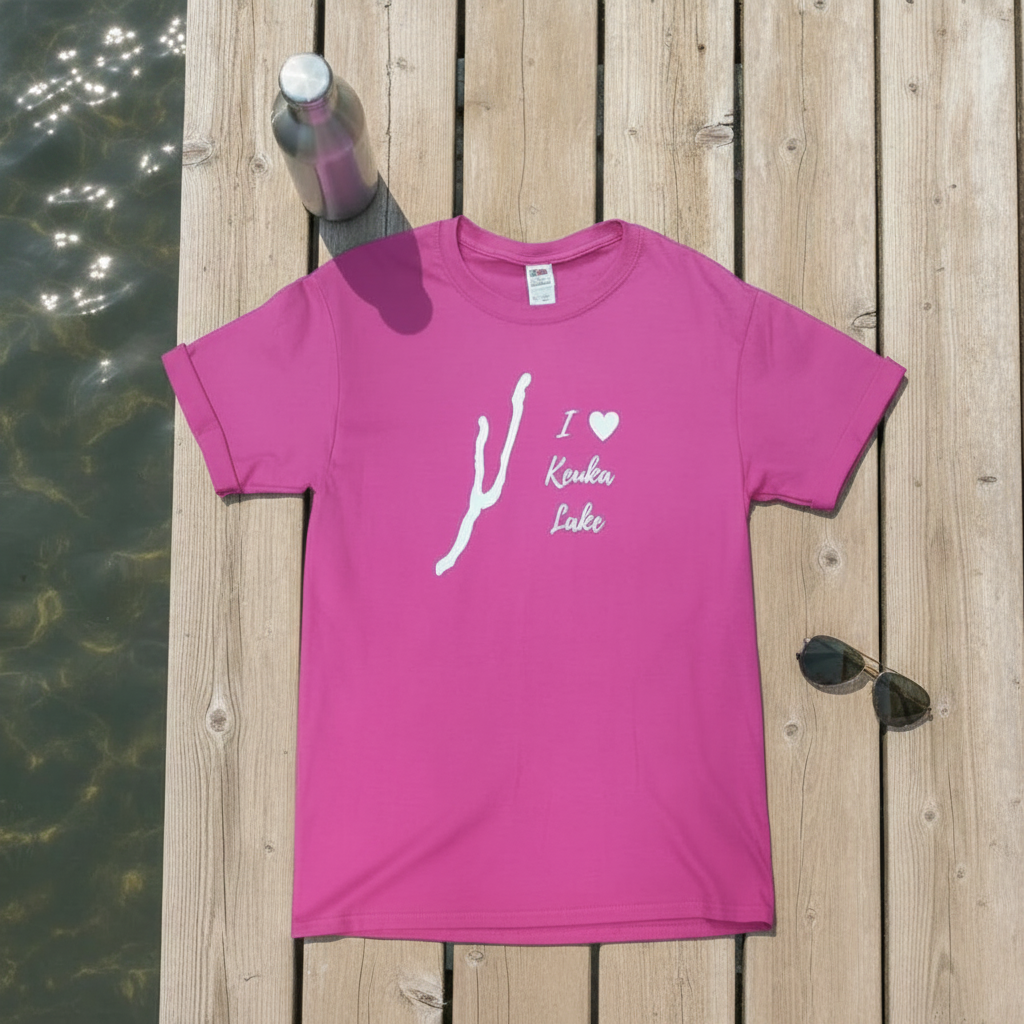 I Love Keuka Lake Short Sleeve Shirt