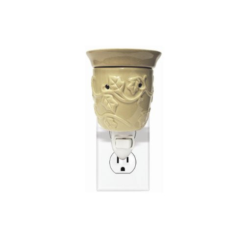 A Cheerful Giver Ceramic Plug-In Wax Melter, Tan