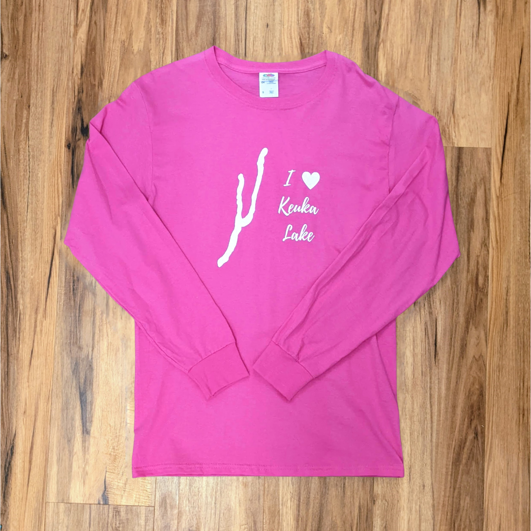 I Love Keuka Lake Long Sleeve Shirt