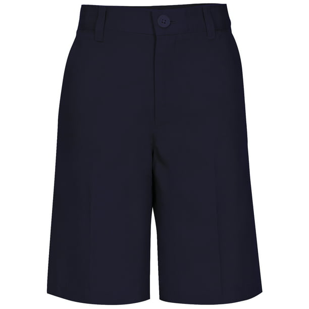 Real School Boys School Uniform Flat Front Shorts