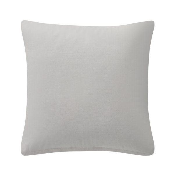 Mckinney Woven Textured Diamond Stripe Square Decorative Pillow Cover, 20" X 20", Grey