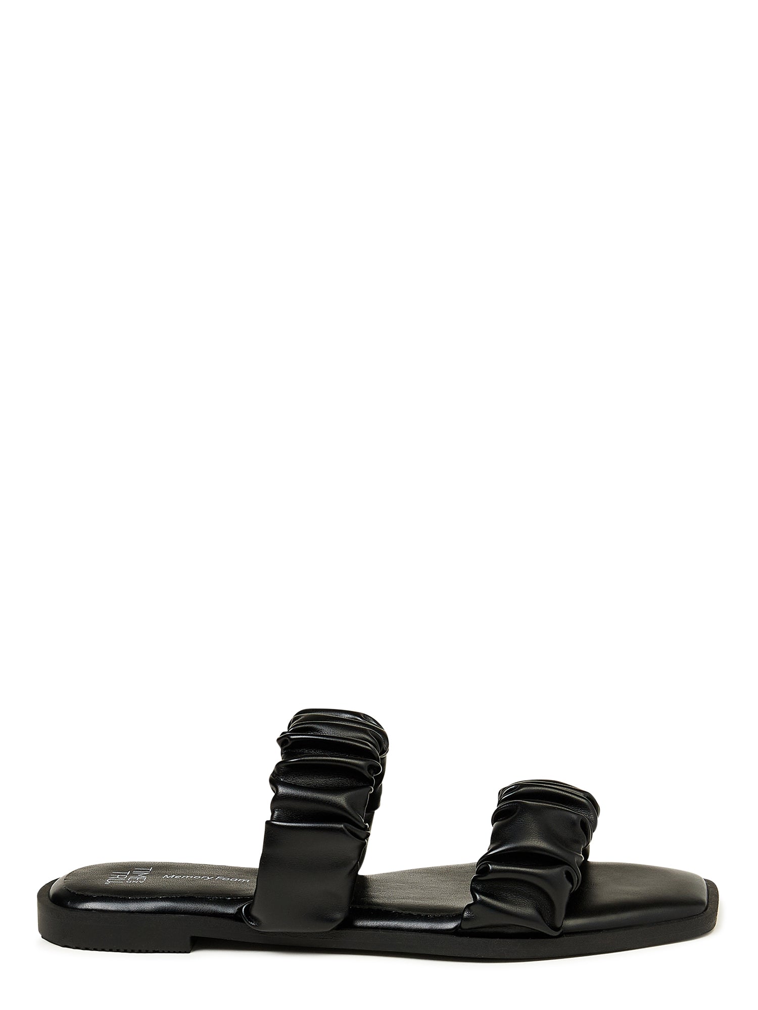 Time and Tru Women's Ruched Strap Sandals
