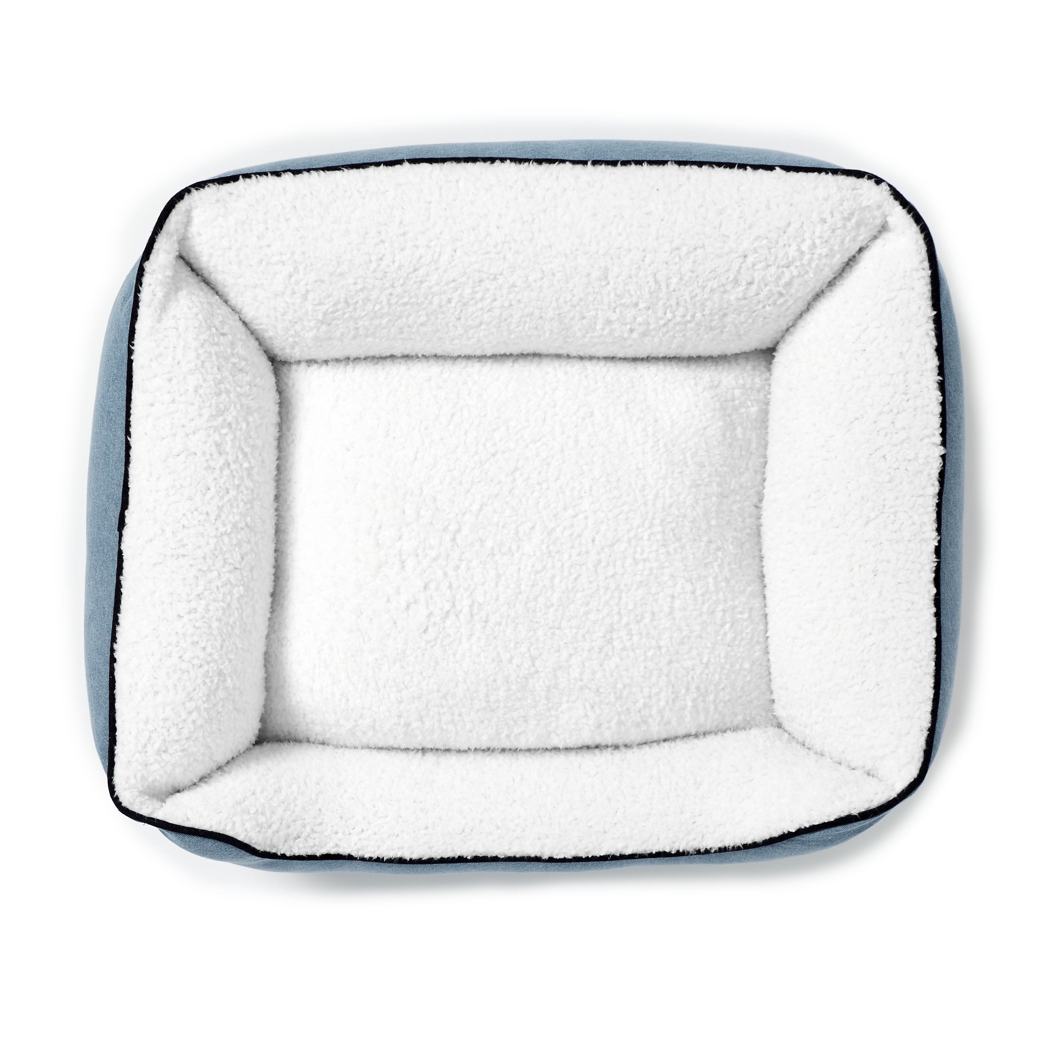 Gap Cuddler Pet Bed, Organic Cotton Cover with Polyester Sherpa inner, Medium