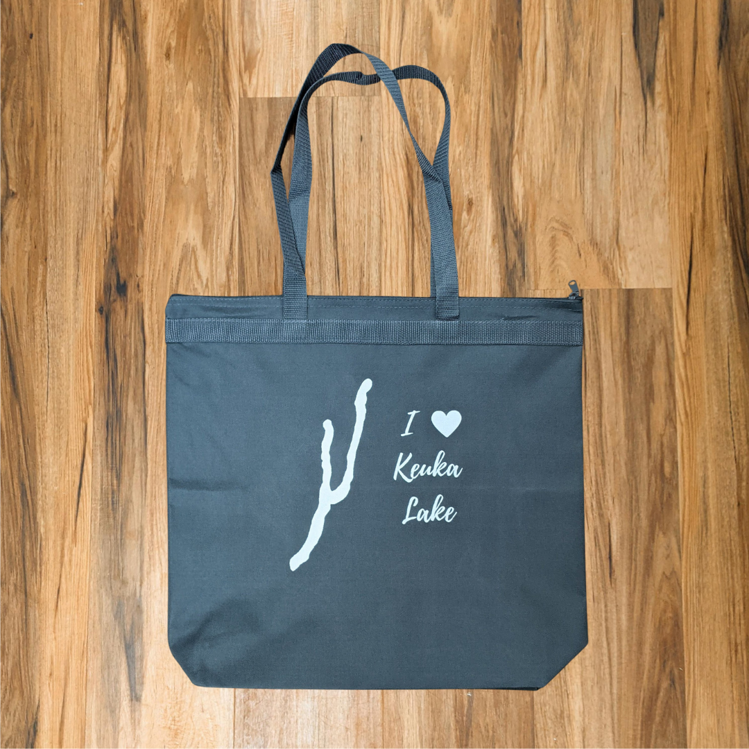 I Love Keuka Lake Large Tote Bag