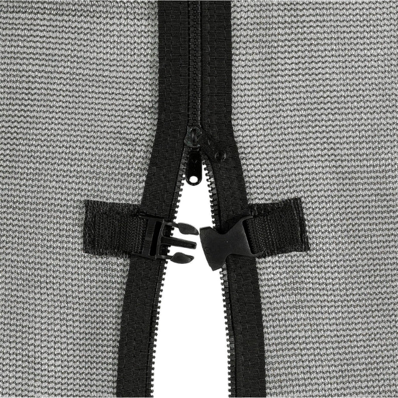 Trampoline Replacement Enclosure Net for 12' Round Frames with Adjustable Straps Using 6 Poles or 3 - Not specified - Keuka Outlet