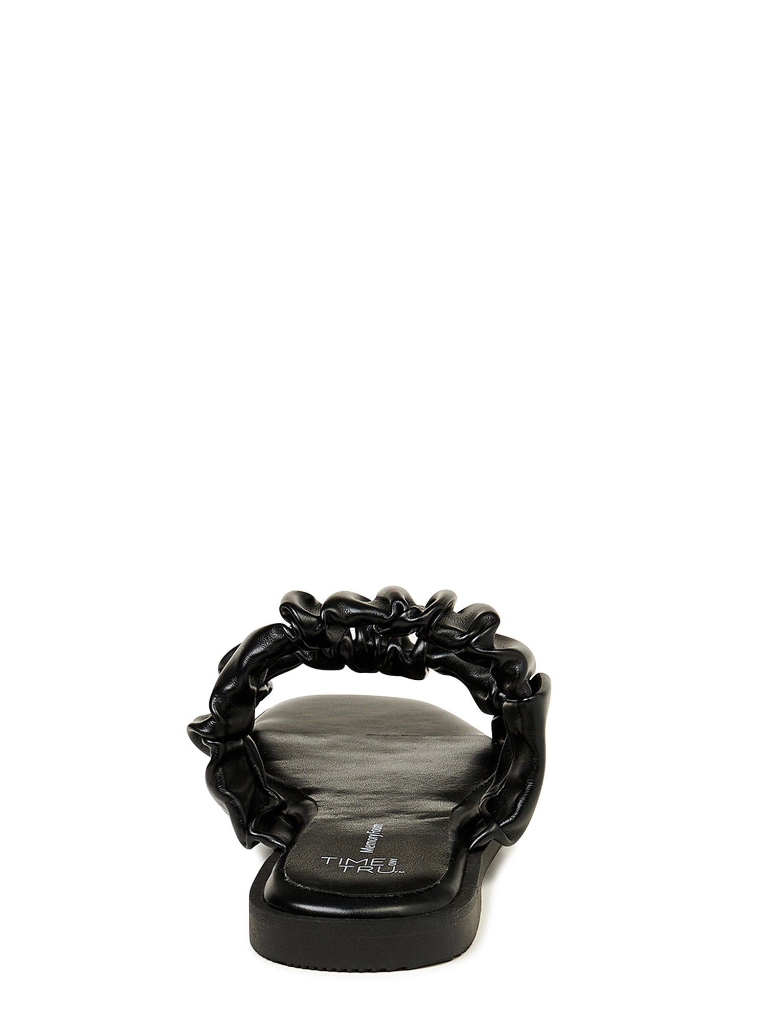 Time and Tru Women's Ruched Strap Sandals