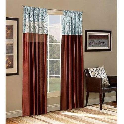 Belle Maison Ludlow Reversible Curtain Panel