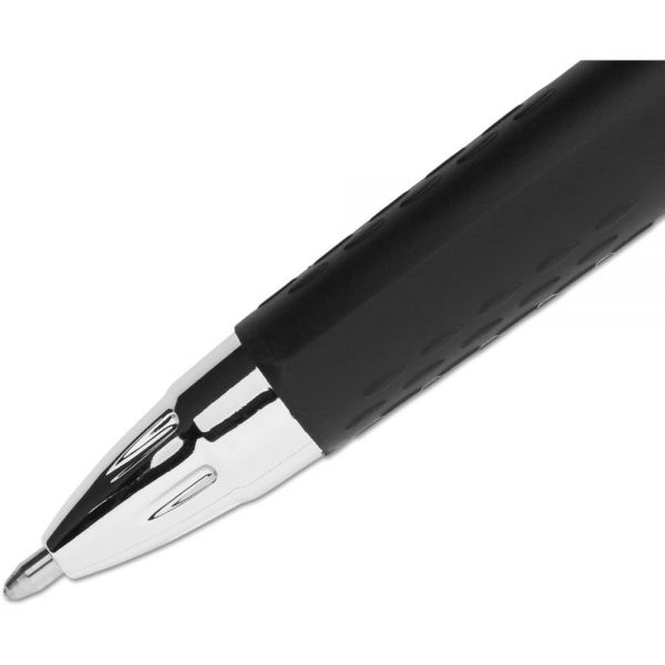 uniball 207 Retractable Gel Pen, Bold Point, 1.0 mm, Blue Ink, 12 Count