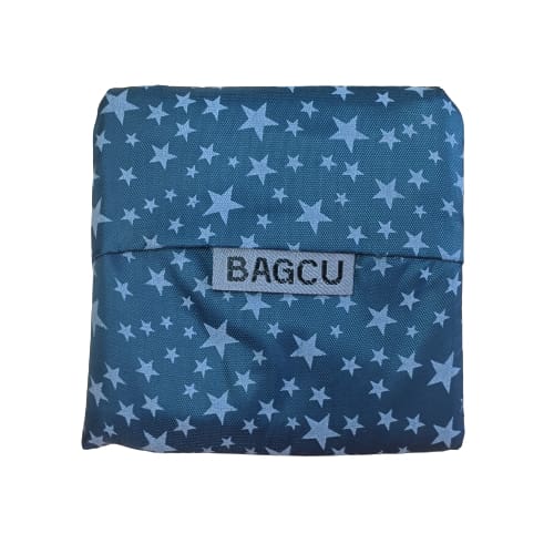 Eco-Friendly Reusable Shopping Bag - Navy/Stars