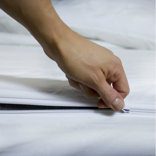 Mainstays NexGen Waterproof Anti-Allergen Zippered Mattress Protector, Full