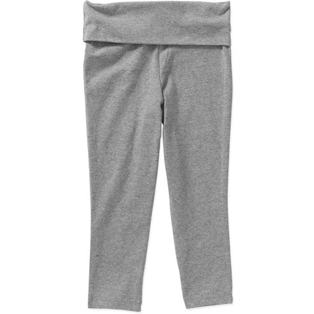 DANSKIN NOW GIRLS' SOLID YOGA CAPRI PANT