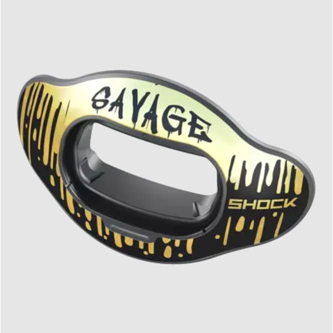 Interchange Lip Guard Chrome Shield (1-Pack) - Gold Sharp Fang - Sports