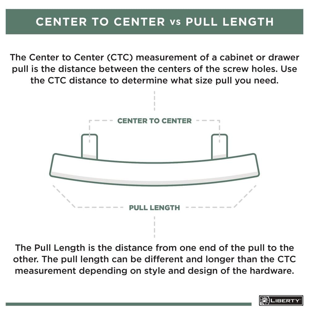 Liberty 128mm Center to Center Bow Pull - Home Improvement