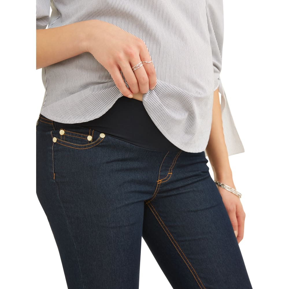 Maternity Oh! Mamma Skinny Jeans with Demi Panel - Clothing