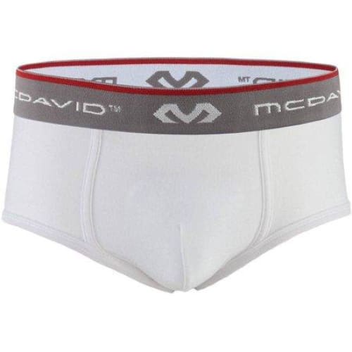 McDavid MD9110 Brief w/Flexcup Youth - Large / White - Sports