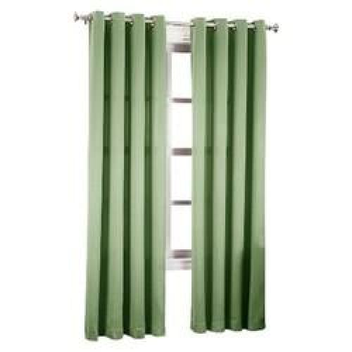 Seymour Energy Efficient Grommet Curtain Panel Sage 54"x84"- Sun Zero - Keuka Outlet