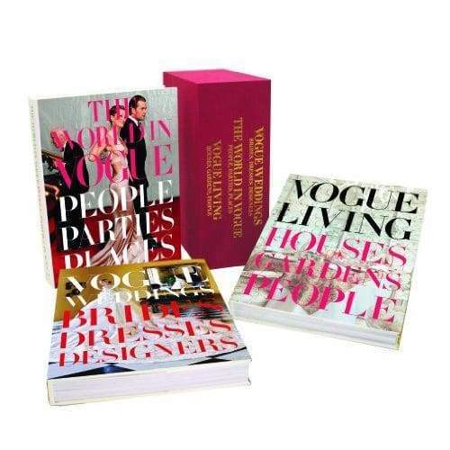 The Vogue Boxed Set: Featuring VOGUE LIVING, THE WORLD IN VOGUE, and VOGUE WEDDINGS which includes an exclusive letter from Anna Wintour - Keuka Outlet