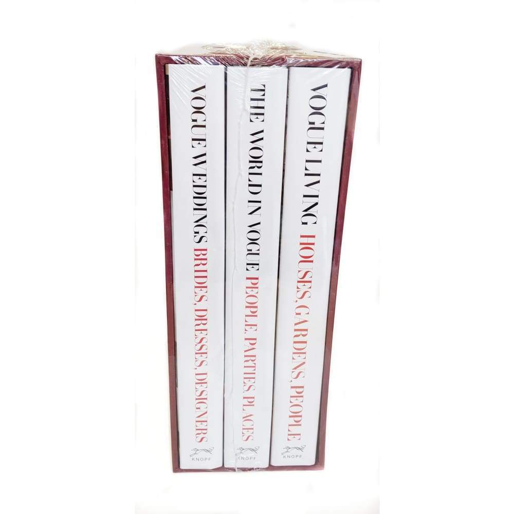 The Vogue Boxed Set: Featuring VOGUE LIVING, THE WORLD IN VOGUE, and VOGUE WEDDINGS which includes an exclusive letter from Anna Wintour - Keuka Outlet