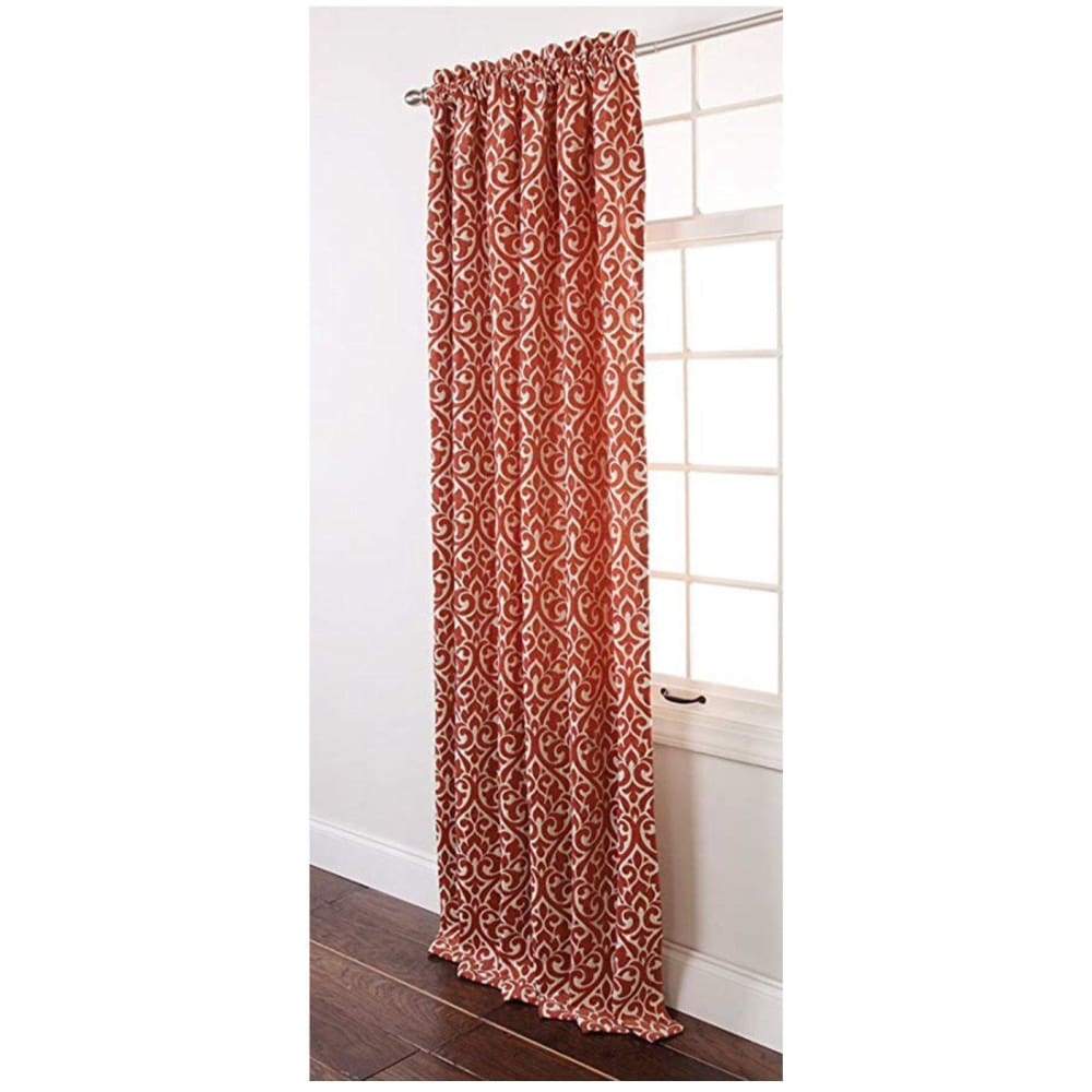 Twill & Birch Bryce Chenille rod pocket window panel - Keuka Outlet