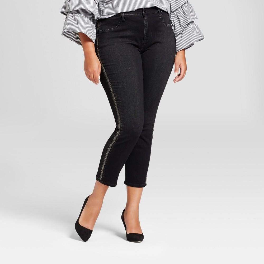 Women's Plus Size Embellished Jeggings - Keuka Outlet