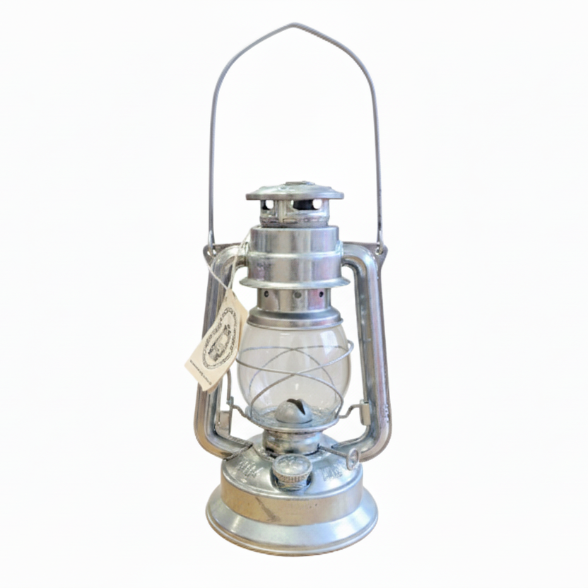 10" Galvanized Hurricane Lantern - Meva - Keuka Outlet