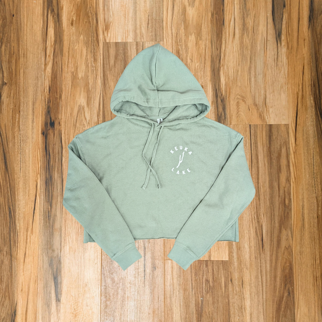 Keuka Lake Women's Cropped Hoodie