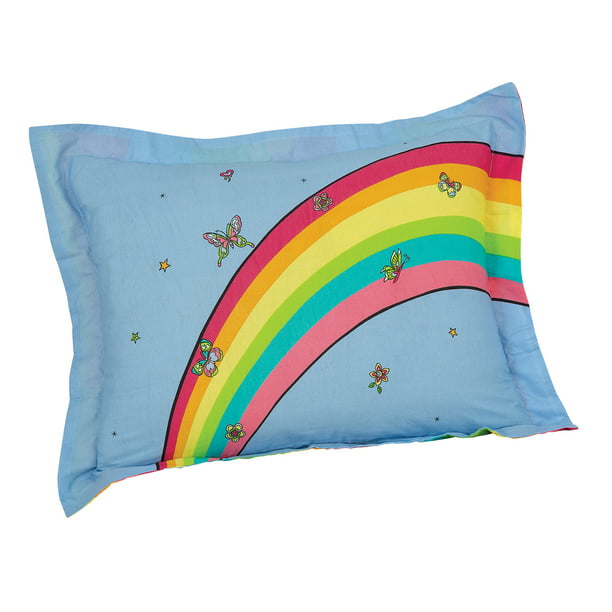 5-Piece Comforter Set, Kid Mix Rainbow Unicorn Bed-in-a-Bag Set, Twin