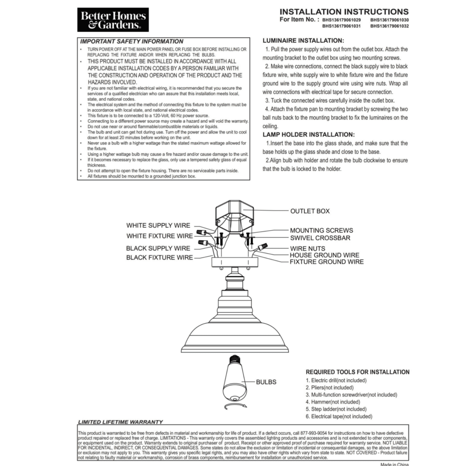 BHG 11.82in Round Modern LED Ceiling Light 7W /75w Eqv Dimmable Filament Bulb, Semi Flushed Satin