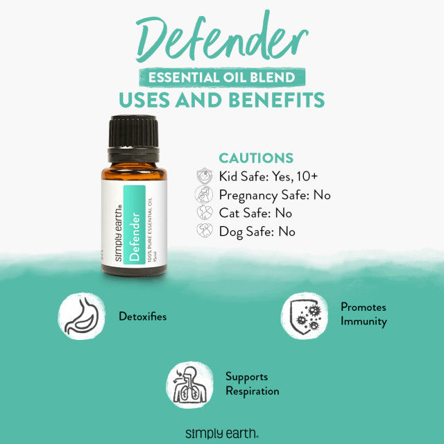 Defender Essential Oil Blend (Immune Boost) 15ml