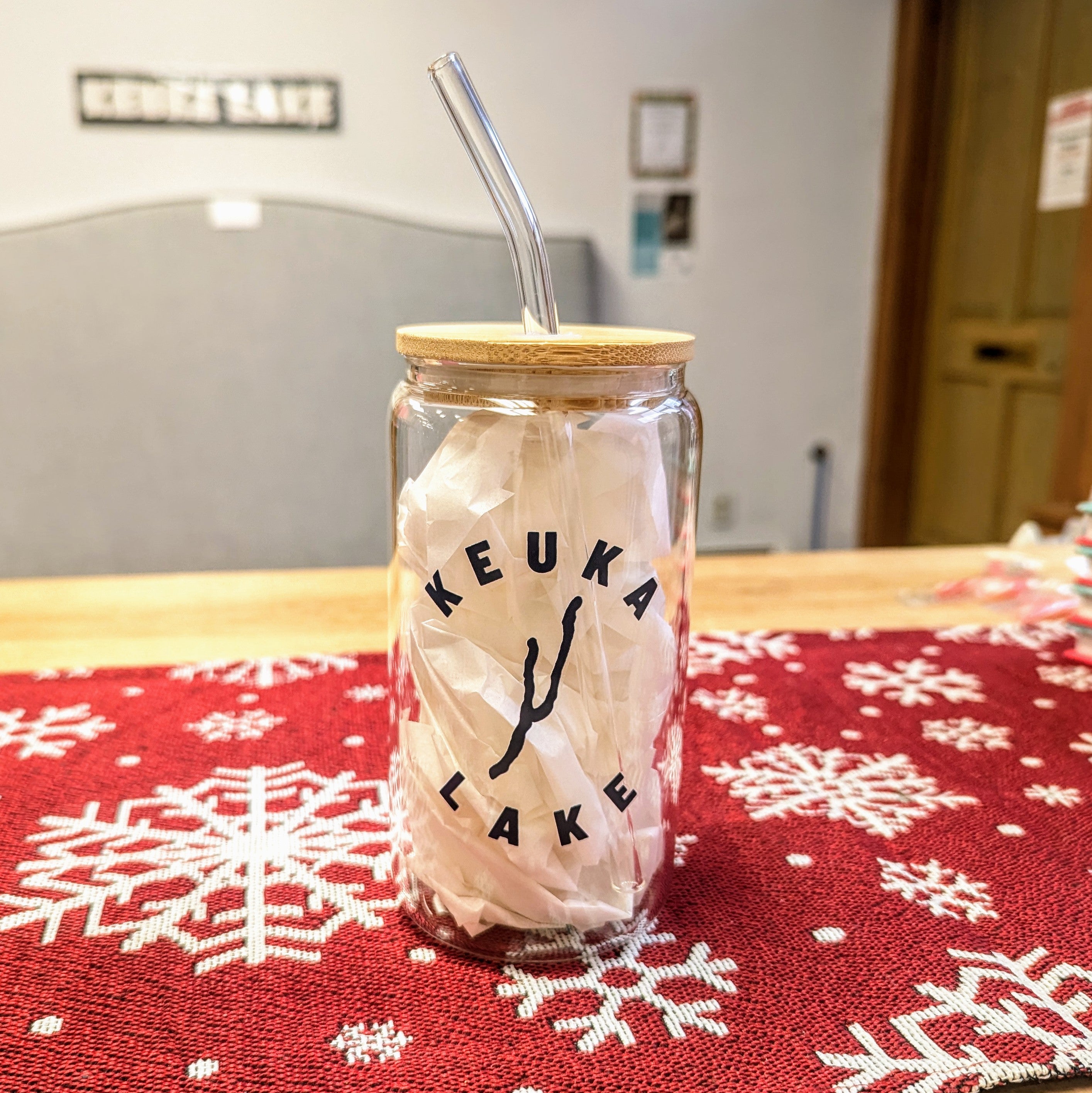 Keuka Lake Can Glass