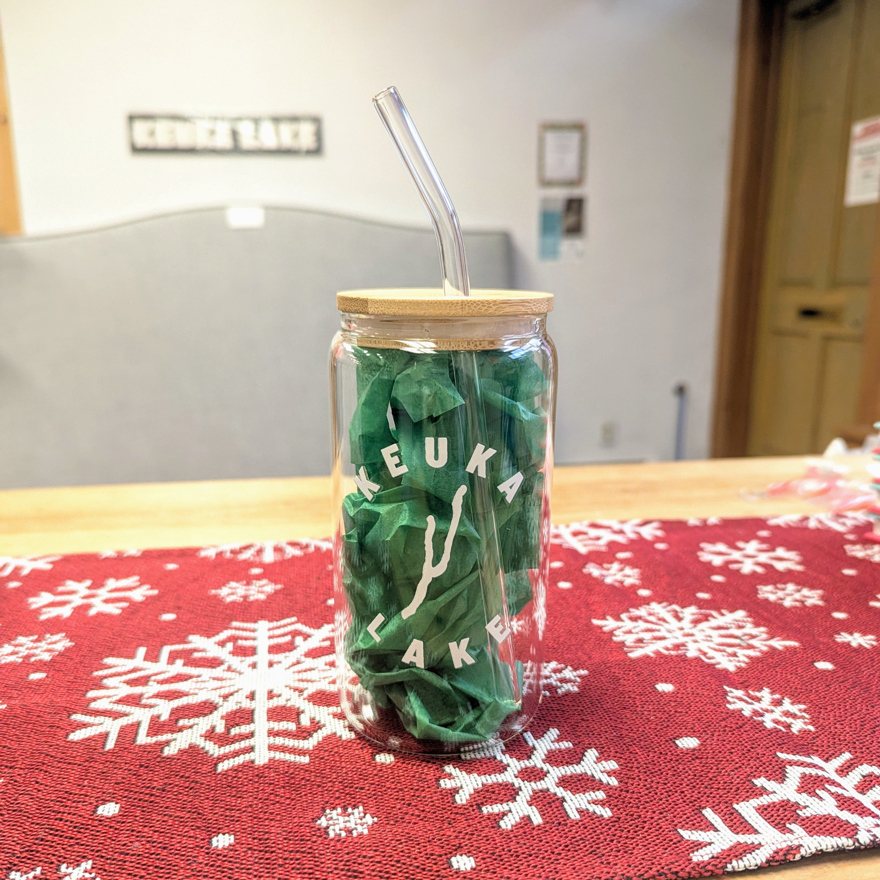 Keuka Lake Can Glass