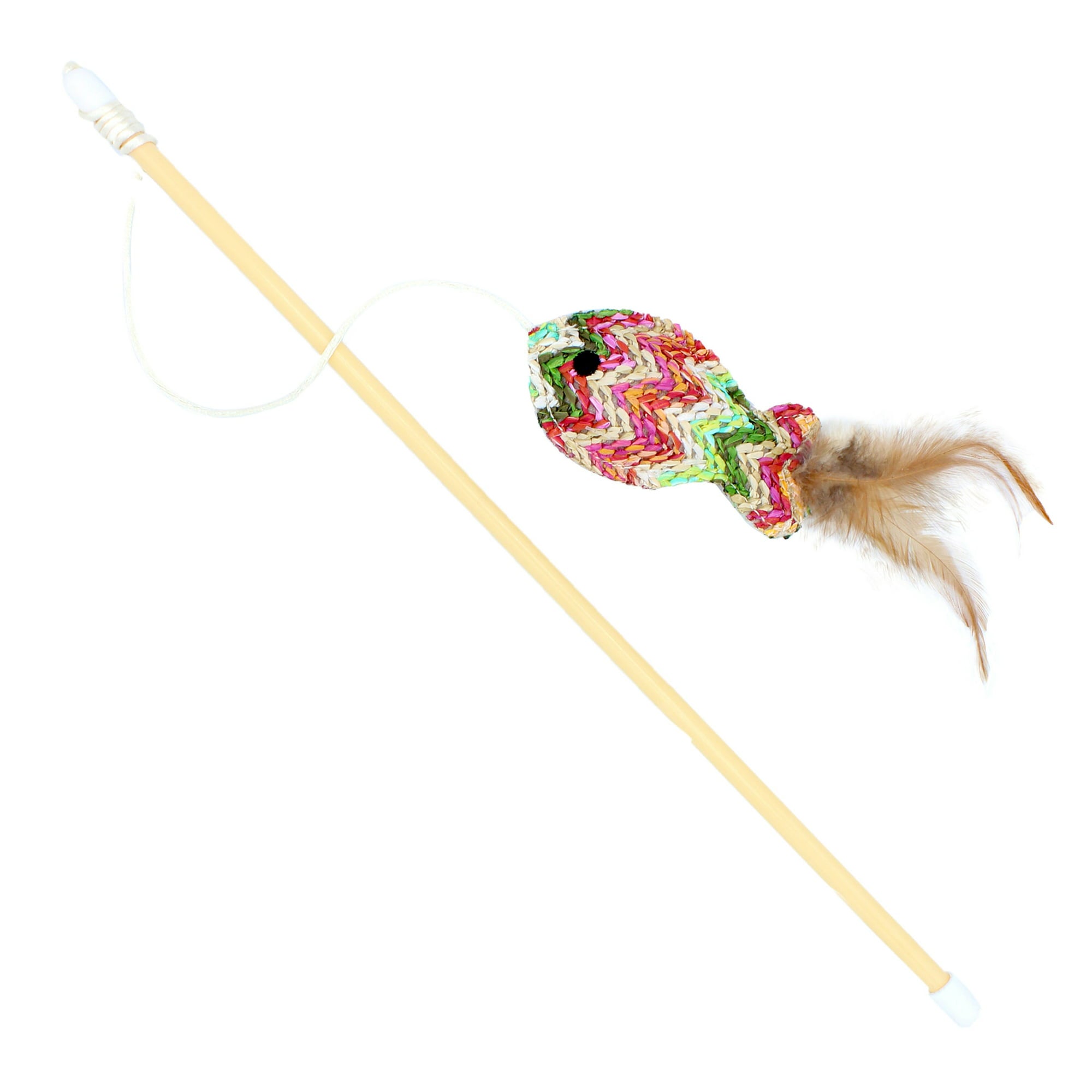 Vibrant Life Cat Wand with Fish Toy, 18" Length