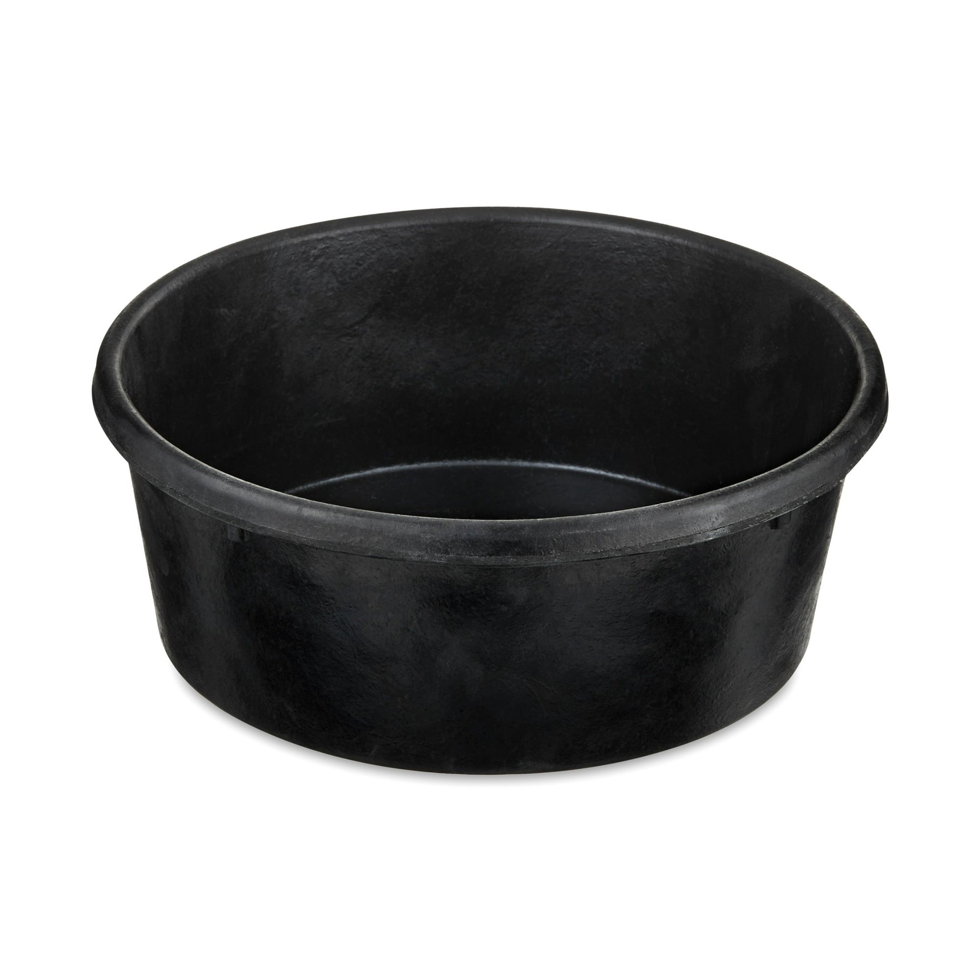 Vibrant Life Large Rubber Dog Bowl, Black, 3 Quart