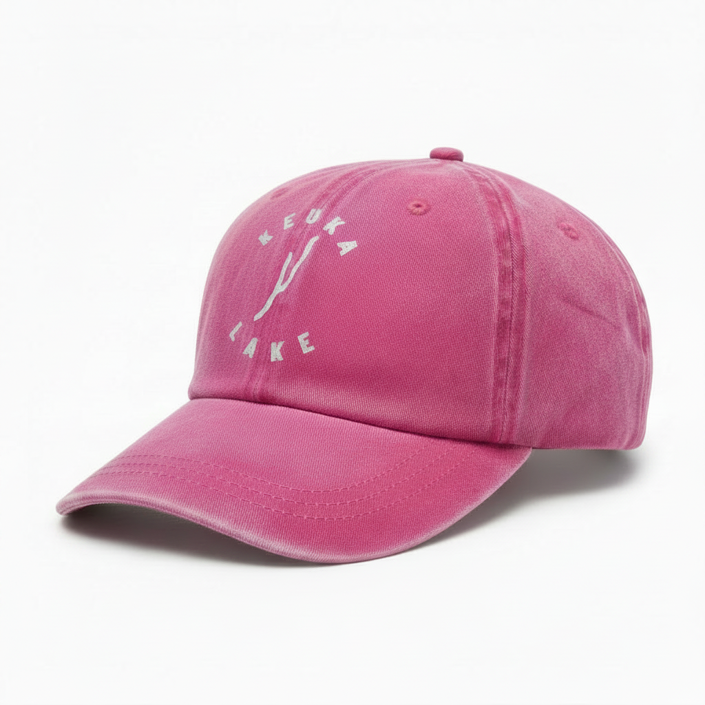 Bright Pink Cap - Side Brighter Print