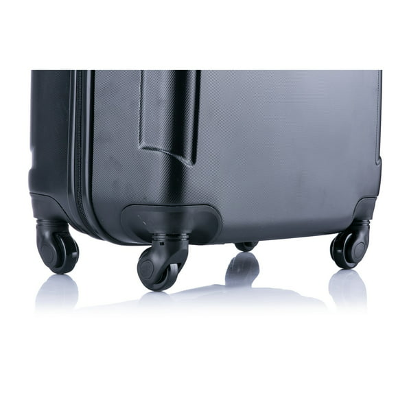 InUSA Pilot 28 Lightweight Hardside Spinner Luggage, Black