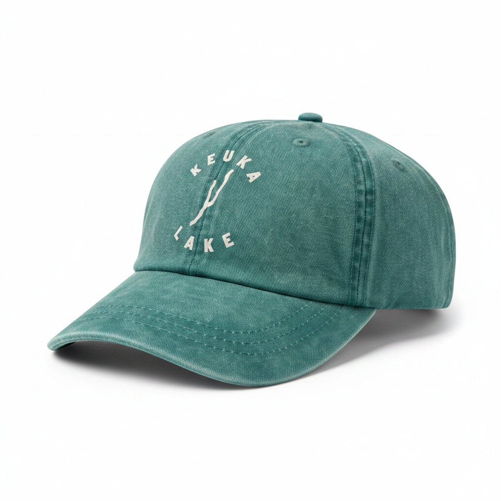Dark Aqua Cap - Side Profile