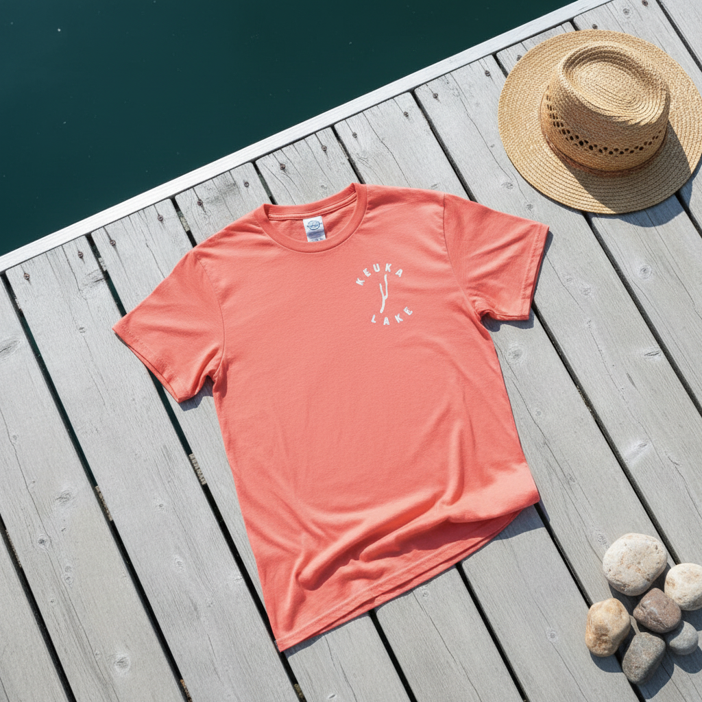 Keuka Lake Shirt - Coral Lifestyle