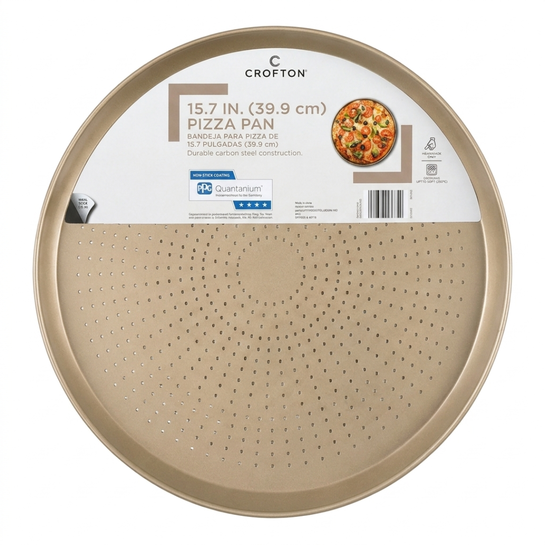 Crofton 15.7 Inch Nonstick Carbon Steel Pizza Pan - Crofton - Keuka Outlet