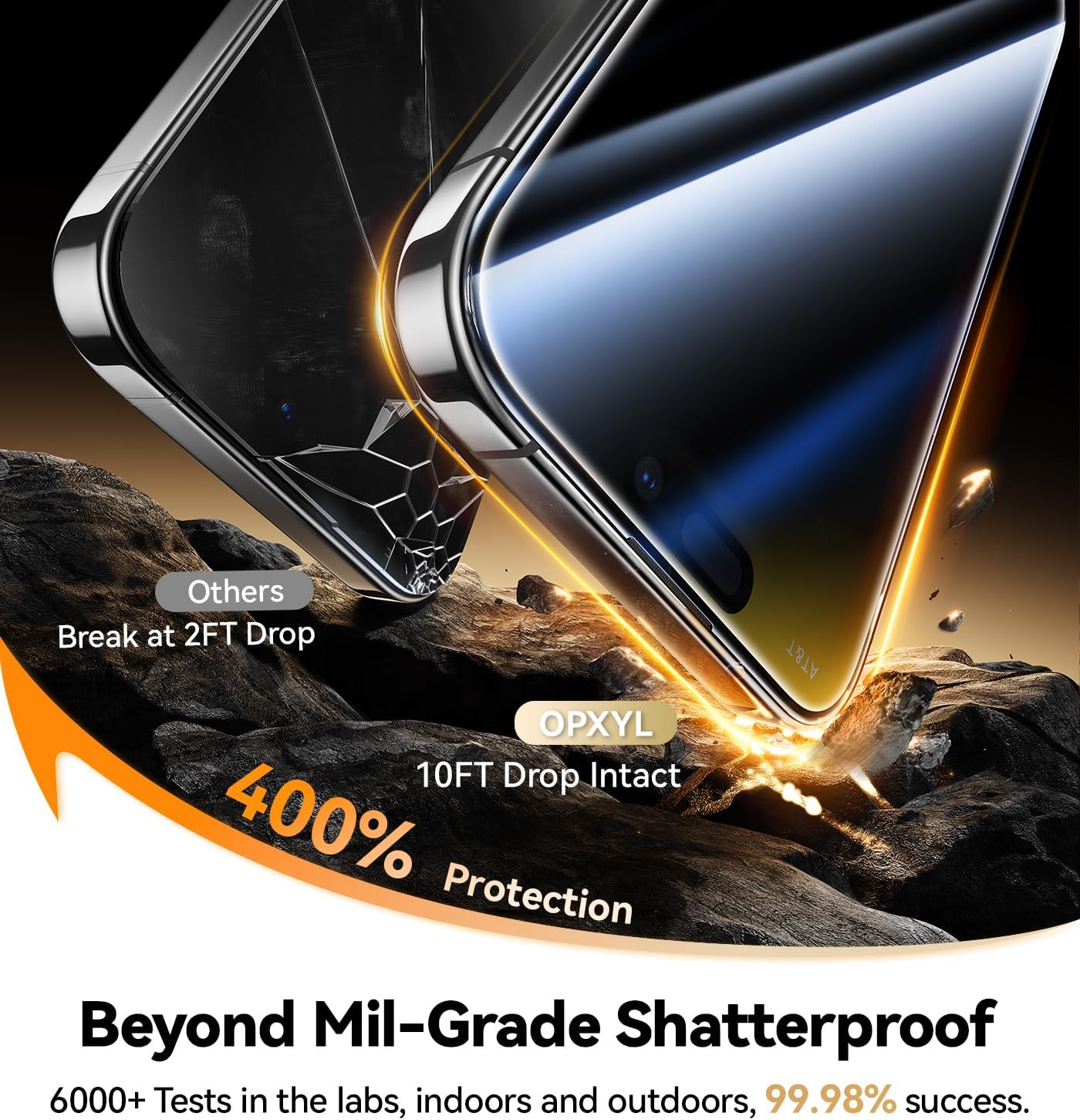 OPXYL Tempered 9H Glass Screen Protector for iPhone 15 Pro Max