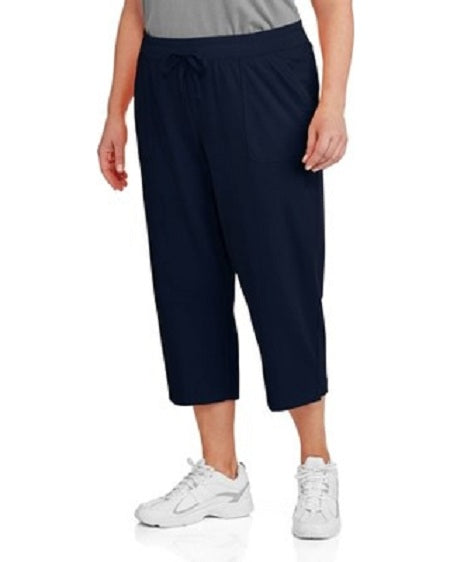 White Stag Women's Plus Size Knit Capri Pants