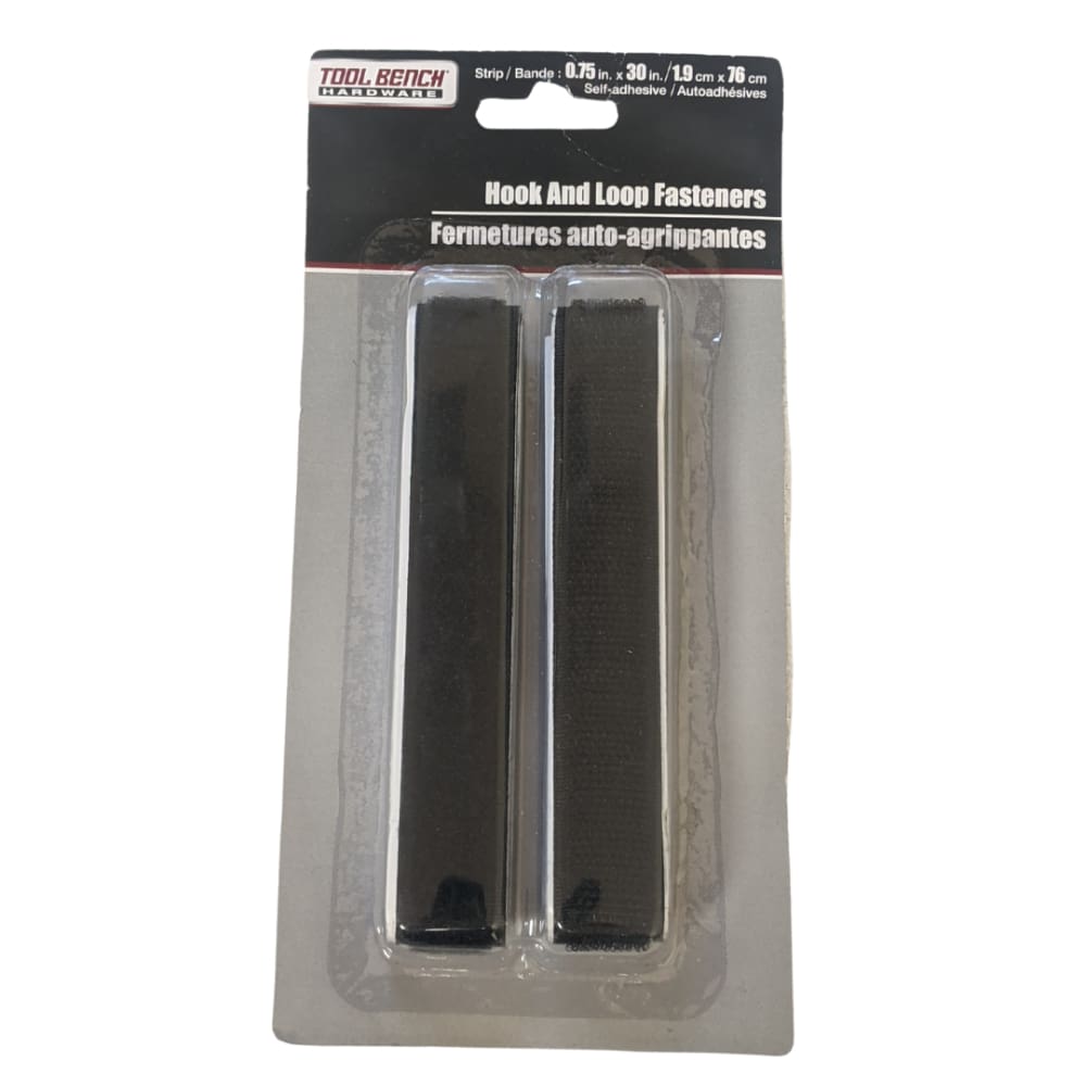 12 Hook & Loop Fasteners 12 Black Velcro 0.75 Diameter Hook & Loop Fasteners - Home Improvement