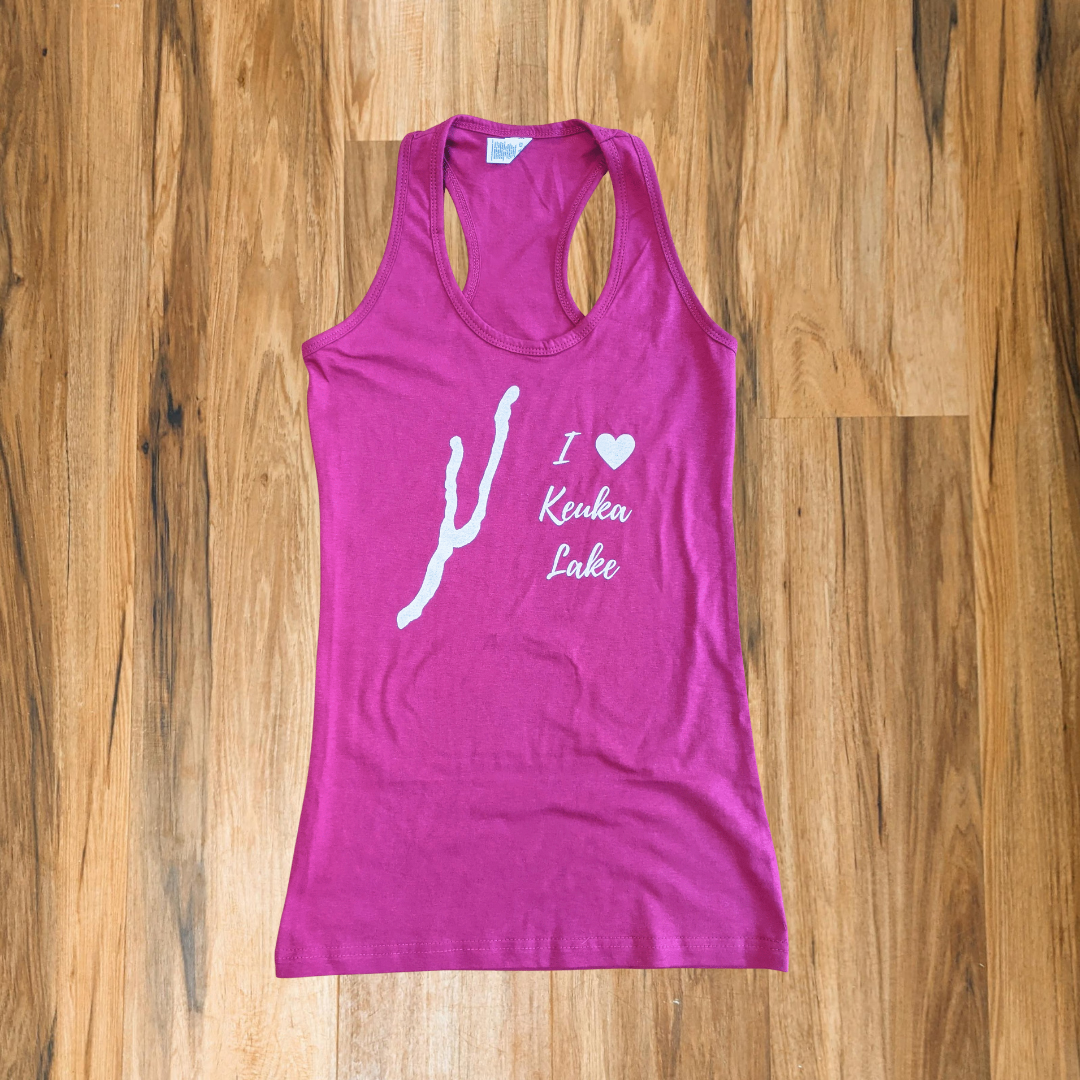 I Love Keuka Lake Juniors/Ladies Tank Top