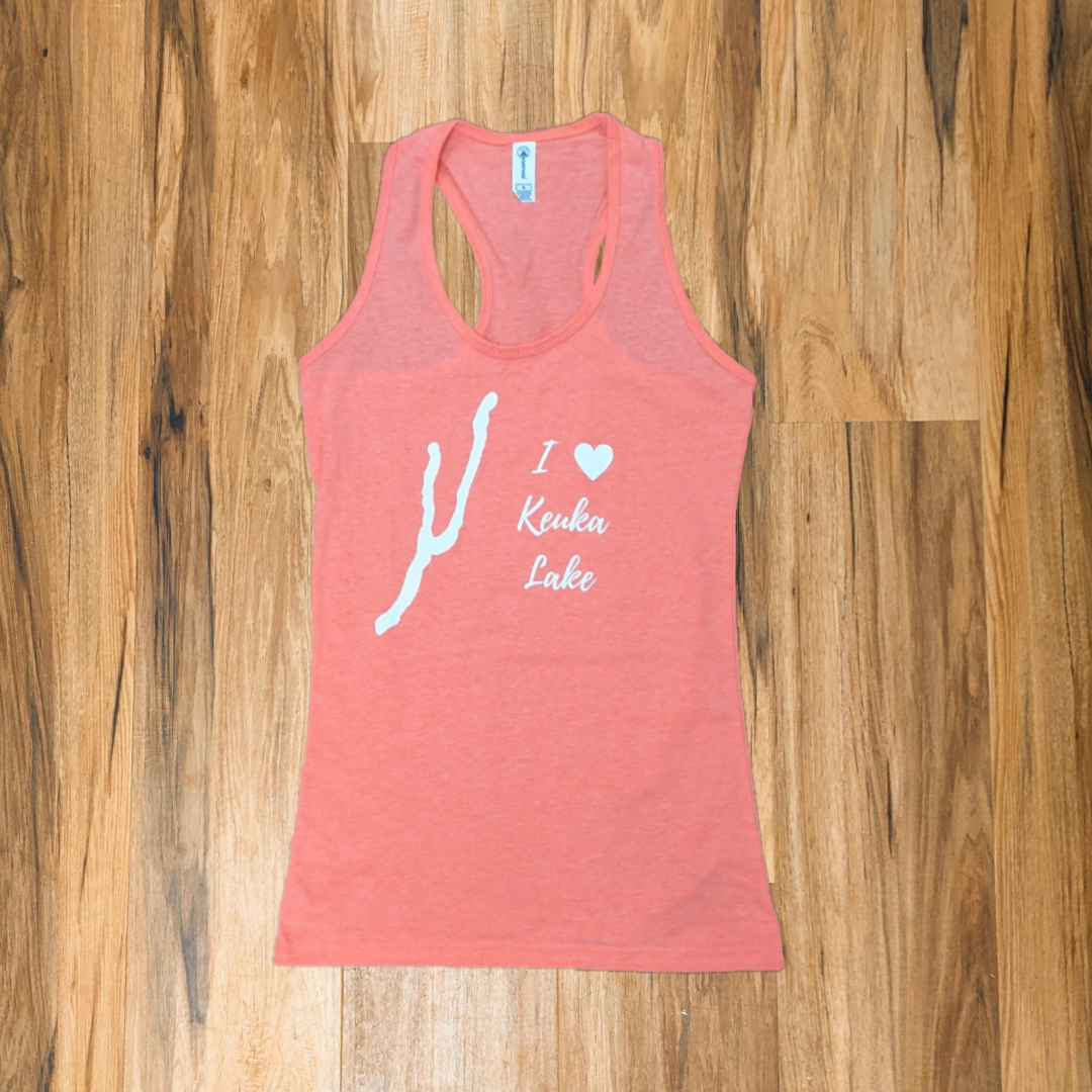 I Love Keuka Lake Juniors/Ladies Tank Top