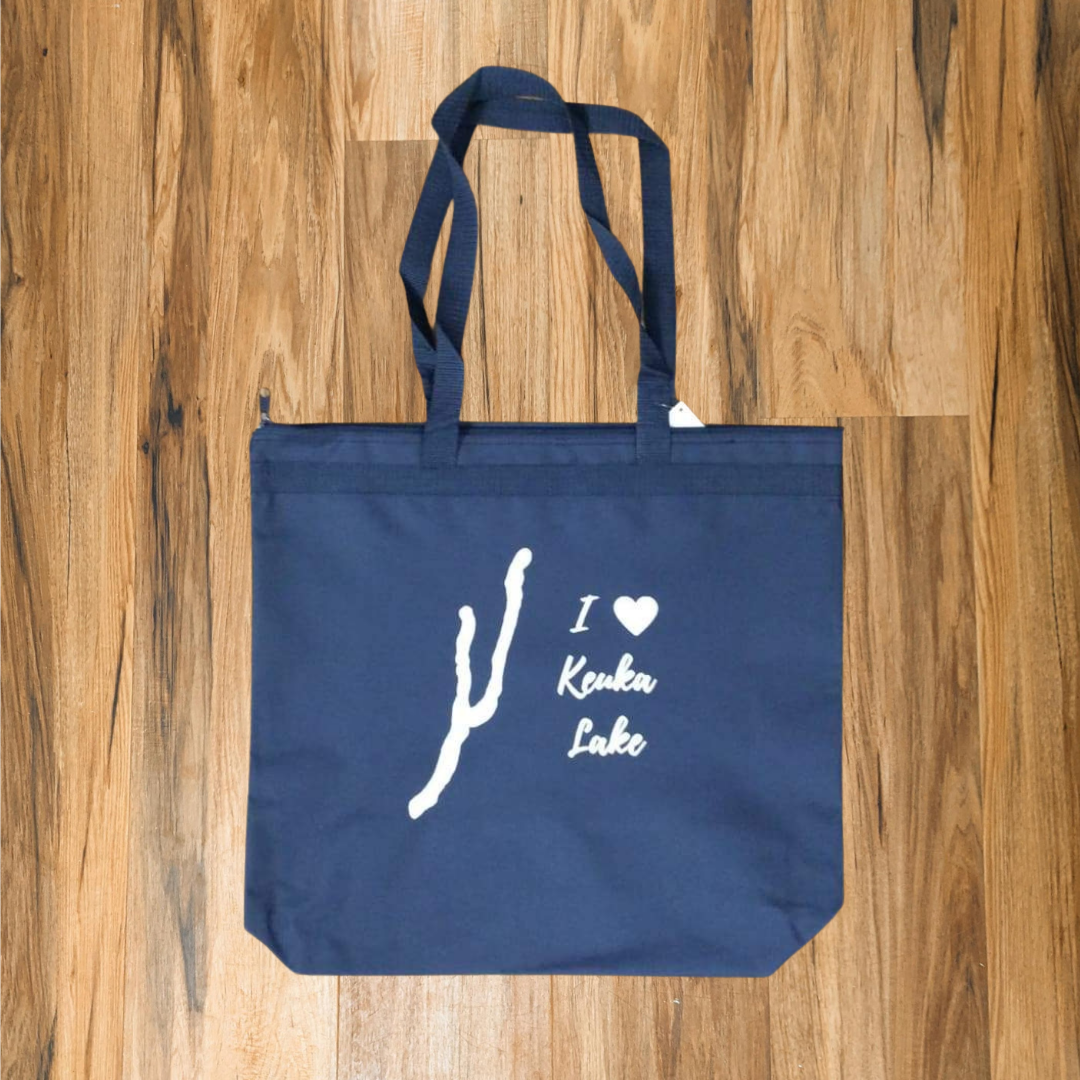 I Love Keuka Lake Large Tote Bag