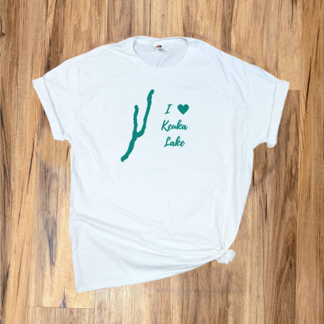I Love Keuka Lake Short Sleeve Shirt
