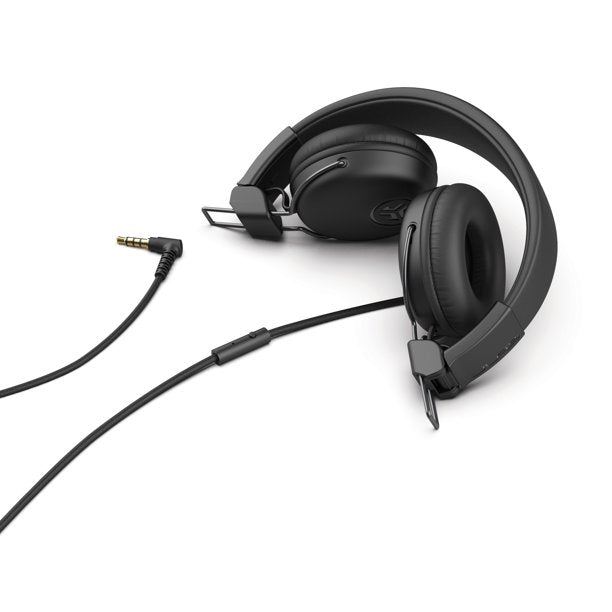 JLab Audio Studio On-Ear Headphones & Over-Ear Headphones, Foldable, Black
